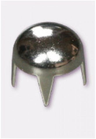 Rivets à visser en fer , 13,5 x 9 mm, bouton: 5 mm , couleur argent ,  argenté - Un grand marché