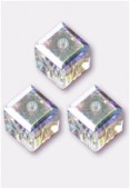 Cube 5601 8 mm crystal AB x1