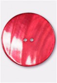 Bouton en nacre 44 mm rouge x50
