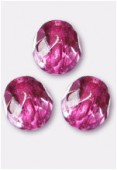 Facette 10 mm purple rose metallic ice x6