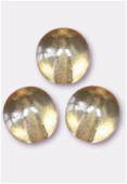 Ronde 8 mm crystal champagne x12