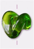 Perle en verre forme FG4 olivine x8