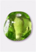 Perle en verre forme VH20 olivine x8