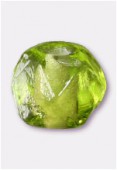 Perle en verre ronde VH21 olivine x12