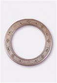 Pendentif en métal anneau 46 mm cuivre x1