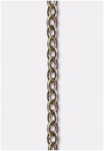 Chaine forçat aplatie 2x1,6 mm bronze x1 mètre