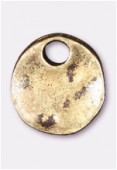 Breloque en métal pion 10 mm bronzé x2