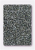Rocaille 2 mm black diamond silver-lined x20g