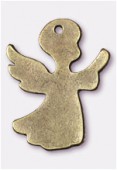 Pendentif en métal ange 32x25 mm bronze x1