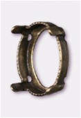 Sertissure pour cabochon ovale 14x10 mm bronze x1