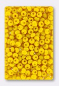 Rocaille 4 mm yellow opaque x20g