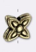 Perle en métal intercalaire 6.5 mm bronze x6