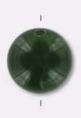 Jade Nephrite ronde 8 mm x2