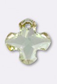 Pendentif Greek Cross 6867 14 mm crystal luminous green x1