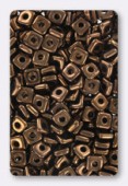 Quad bead 4 mm bronze x10gr