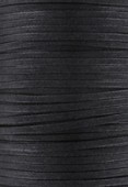 Coton ciré plat Haute Fantaisie 1.50x0.60 mm noir x 1m