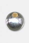 Perle en métal ronde 3 mm argent vieilli x100